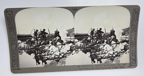 Ww1 stereoview card photo - stereoview, 3d