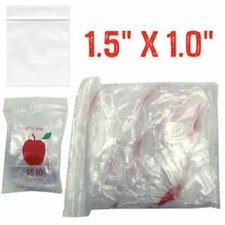 1000 Clear Apple Baggies 1.5