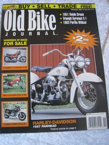 Old bike journal magazine nov - old,