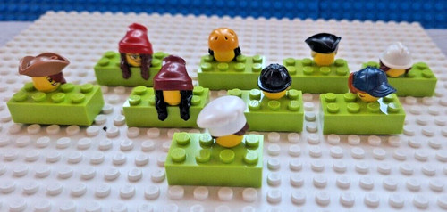 Lego minifigure head - head, gear