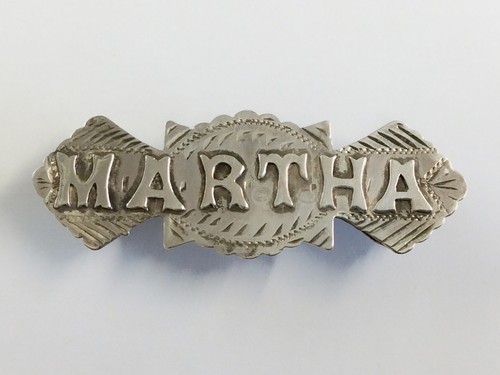 Antique sterling silver martha - antique,