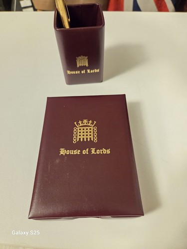 House lords leather notepad - lords,