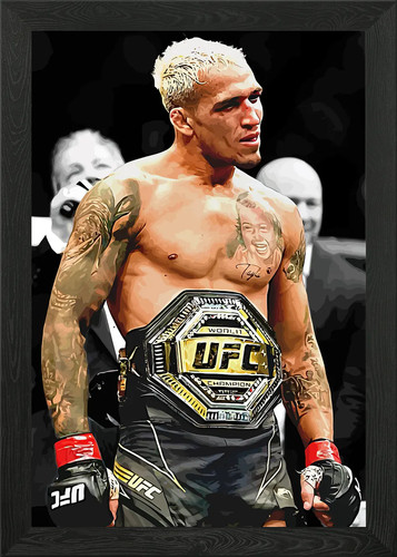 Ufc champion portrait framed - portrait,