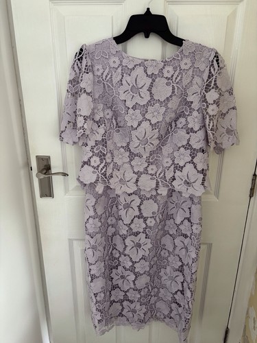 Ladies lilac shift dress with - ladies,