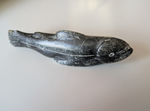 Inuit sculpture fish maata - inuit,