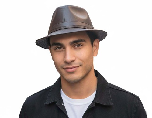 Men trilby hat - hat, felt