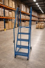 Mobile Safety Ladder Handrail