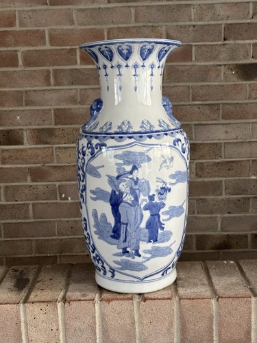 Large chinese blue white - blue,