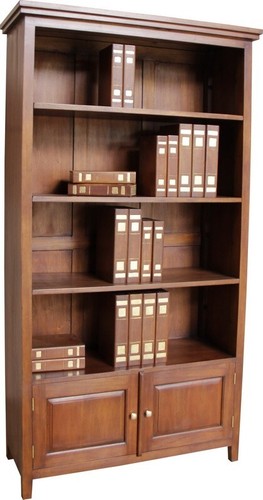 Mahogany bookcase large - mahogany,