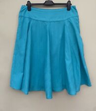 TU At SAINSBURYS Teal Blue Gypsy Style Skirt Size 14 - 100% Cotton - BNWOT