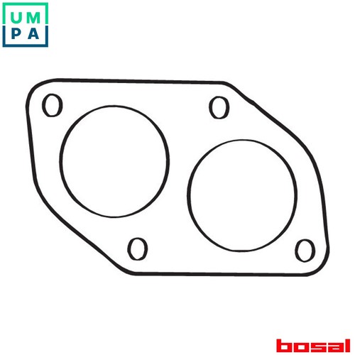 Gasket exhaust pipe 256 919 - exhaust, 256-919