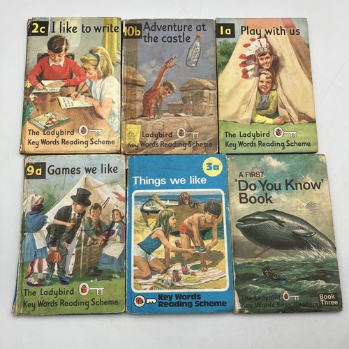 Ladybird key words books - words,