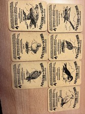 7 X John Courage Beer mats Birds Of Britain RSPB  No’s 1-7 