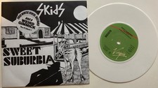 SKIDS - SWEET SUBURBIA RARE 7" UK 1ST WHITE VINYL  1978 VIRGIN PUNK N MINT!