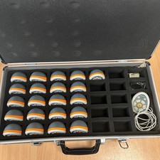 SET OF   x 21 Promethean Activote Voting Pod PRM-AV2A-0 + Metal Case