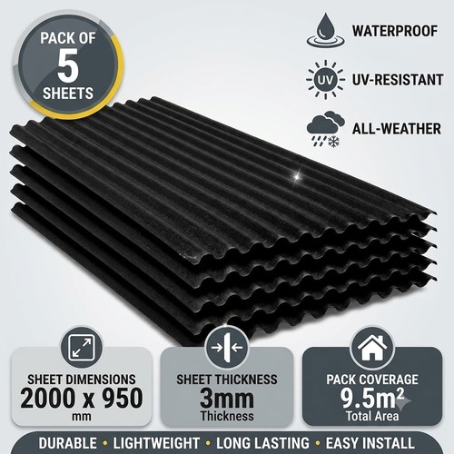Black bitumen corrugated - bitumen,