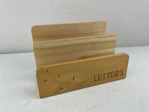 Wooden letter rack holder - wooden,