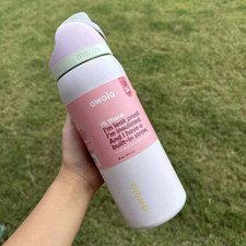 Owala 32 oz FreeSip CANDY COATED Water Bottle Flip Top Stainless Steel Pink A