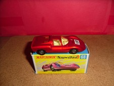 VHTF Matchbox Superfast #68-Porsche 910 With Rare #137 Label,NMIB,NOS,1970/75.
