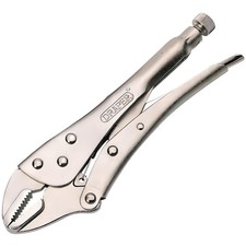 Draper Straight Jaw Self Grip Pliers 220mm Locking Mole Wrench Vice Grip Tool