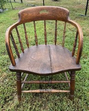 Antique Tavern Oak Captains