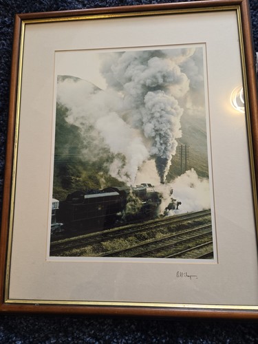 Framed steam train the - train,