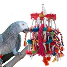 Large parrot toys - parrot, wooden