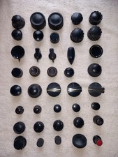 Black Radio Amplifier Knobs x