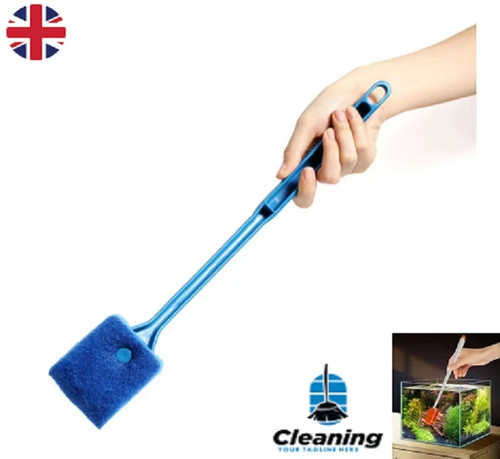 Fish tank cleaning kit - fish, brush