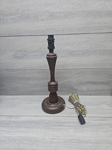 Vintage dark brown turned - vintage,