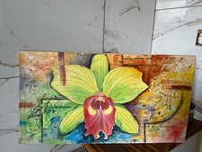 Unique pieces canvas painting by Cuban artist