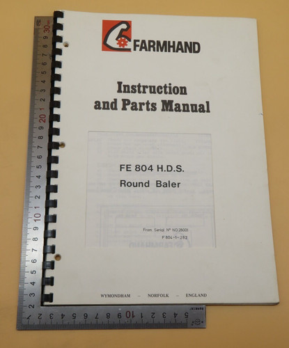 Farmhand instruction and - instruction,