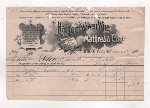1901 hartford woven wire - 1901,