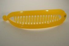 SALE REDUCED TO CLEAR Neon Yellow Banana Clip Hair Clip