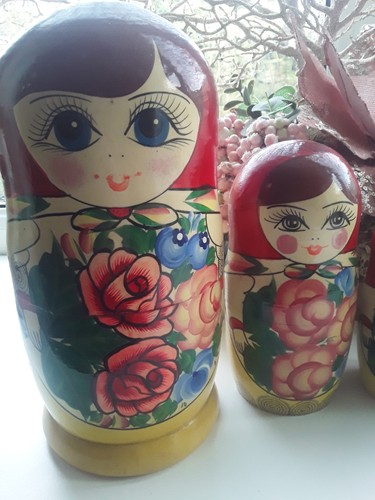 Vintage russian nesting - russian,