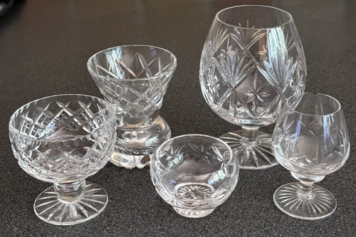 Joblot vintage cut glass - joblot,