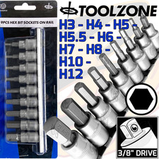 HEX BIT Socket Set 3/8" Drive