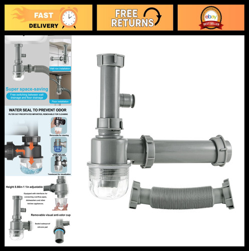 Adjustable kitchen sink - 1.5",