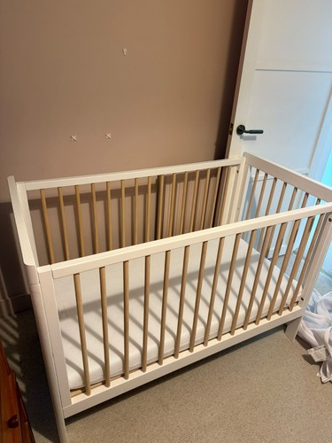 Cot bed with - mattress, and