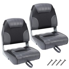 2PCS Boat Seats Folding Low