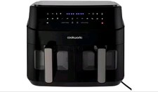 Cookworks 9L Dual Air Fryer - Black new