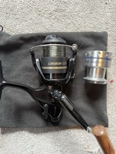 Okuma Longbow LB40 Baitrunner with Spair Spool Used Carp Fishing Reel Tackle