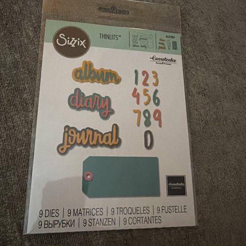 Sizzix thinlits 663484 journal - 663484,
