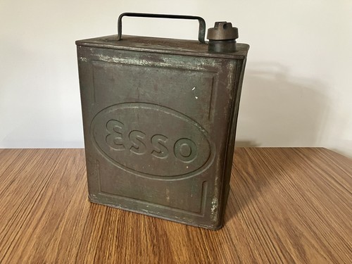 Vintage esso gallon - esso, petrol