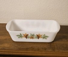 Glasbake Milk Glass White Loaf