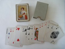 Vintage Linen Playing Cards -