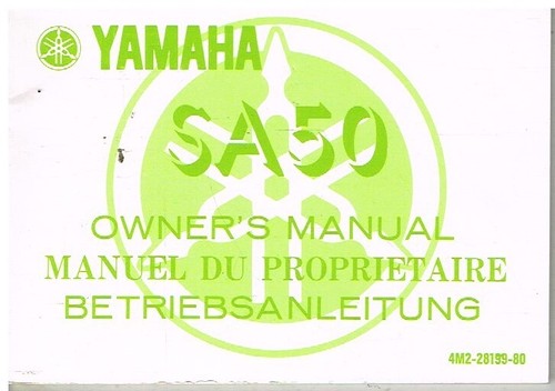 Yamaha orig 1980 - 50, owners