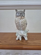 Vintage Porcelain Owl Figurine