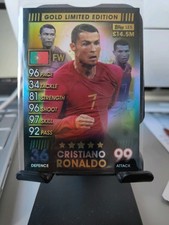MINT Match Attax 101 Cristiano Ronaldo Gold Limited Edition Trading Card 2018/19