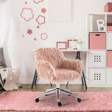 Swivel Faux Fur Office Chair